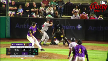 Tanner Thach singles on a ground ball to center fielder Jakey Josepha. Wilder Dalis scores. Derek Bernard to 2nd.