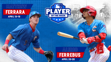 Alirio Ferrebus Earns Threshers' Second Weekly Honor in a Row