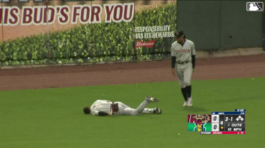 Yhoswar Garcia's incredible diving catch