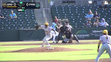 Brayden Smith called out on strikes.