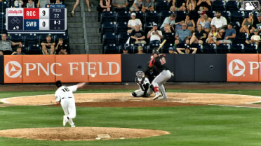 Riley Adams called out on strikes.