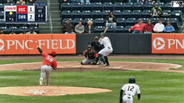 Andrew Alvarez In play, run(s) to Anthony Volpe