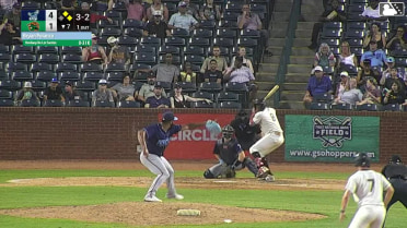 Yordany De Los Santos homers (10) on a fly ball to left center field. Josh Tate scores. Edward Florentino scores.
