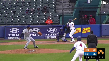 Josh Rivera hits a grand slam (2) to center field. RJ Schreck scores. Josh Kasevich scores. Riley Tirotta scores.