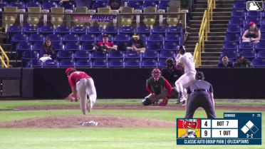 Dean Curley doubles (2) on a sharp line drive to center fielder Kasen Wells. Anthony Silva scores. Maick Collado scores.