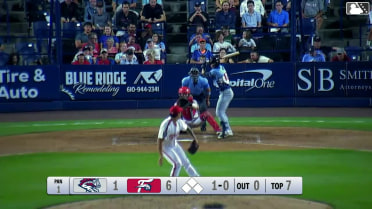 John Bay homers (2) on a fly ball to right center field.