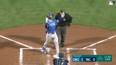 Alex Freeland's two-run homer