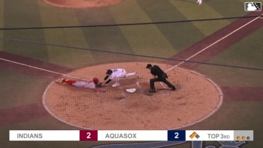 Lazaro Montes starts wild double play