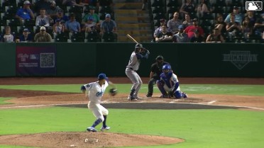 Cavan Biggio homers (11) on a fly ball to right center field.