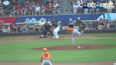 Jesus Valdez homers (2) on a line drive to left field.