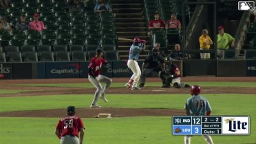 Héctor Rodríguez homers (26) on a fly ball to left field. Sam Haggerty scores. Francisco Urbaez scores.