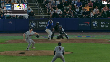 Bradley Hanner In play, run(s) to Matt Rudick