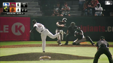 Mariners prospect Luke Stevenson hits first home run