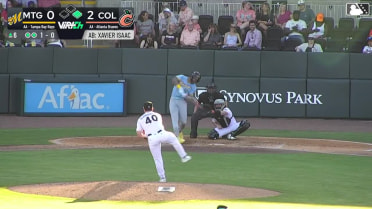 Xavier Isaac's fourth home run of the season