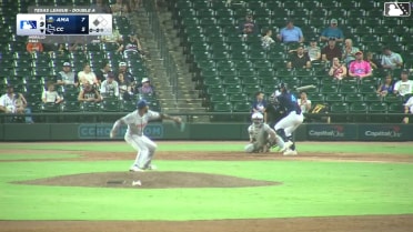 Chase Call singles on a ground ball to right fielder Trent Youngblood. Will Bush scores.