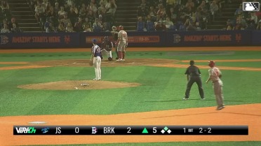 Jonah Tong registers his eighth strikeout 