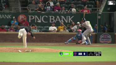 Braxton Garrett's seventh strikeout