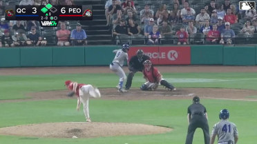Derlin Figueroa doubles (21) on a sharp line drive to right fielder Tristan Bissetta. Zion Rose scores. Jose Cerice scores.