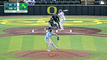 Cam Maldonado homers (8) on a fly ball to left field. Charlie Muniz scores. Damian Bravo scores.