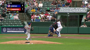 Zack Short out on a sacrifice fly to center fielder Carlos Mendoza. Andrew Pinckney scores.