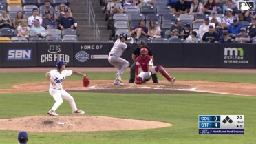 Dom Nuñez homers (2) on a fly ball to right field.