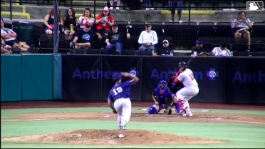Itsuki Takemoto In play, run(s) to Carlos Virahonda