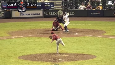 Jesus Pinto singles on a ground ball to second baseman Matthew Ferrara, deflected by first baseman Will Vierling. Hunter Dobbins scores. Jordan Yost to 2nd.