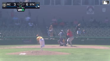 Kendrey Maduro homers (9) on a fly ball to right field.