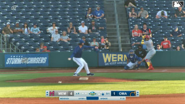 Ramon Mendoza homers (5) on a fly ball to left field. Matt Koperniak scores.