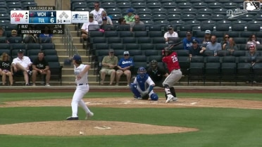 Poncho Ruiz homers (2) on a fly ball to center field.