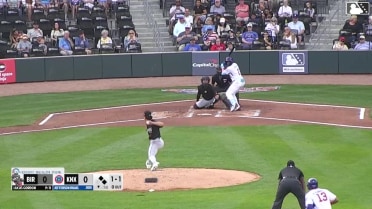 Jefferson Rojas homers (1) on a fly ball to left center field. Alexander Ramirez scores. Seiya Suzuki scores.