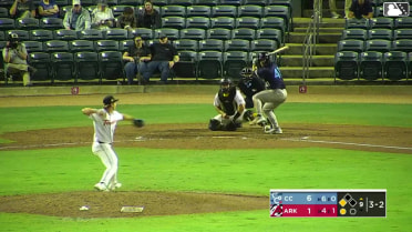 Trevor Austin grounds out, third baseman Caleb Cali to first baseman Hunter Fitz-Gerald. Tyler Whitaker scores.