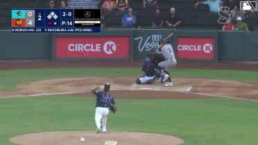 Zach Dezenzo homers (4) on a fly ball to right center field.