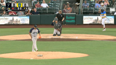 Luis Garcia's seven strikeouts