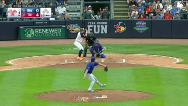 Jace Jung homers (15) on a fly ball to right center field.