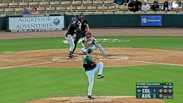 JC Vanek homers (5) on a fly ball to left center field.