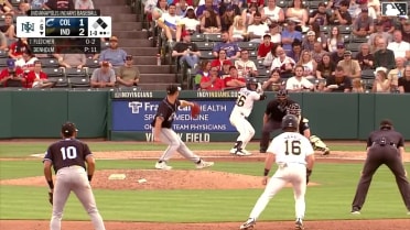 Dominic Fletcher singles on a line drive to right fielder CJ Kayfus. Mike Jarvis scores. Jhostynxon Garcia to 3rd.
