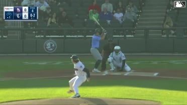 Jay Harry homers (5) on a fly ball to right field.
