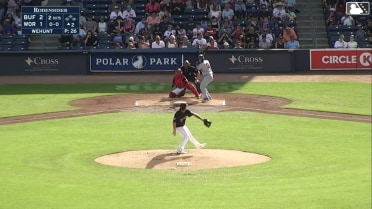 C.J. Stubbs homers (7) on a fly ball to right center field.