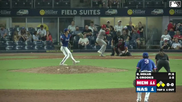 Jimmy Crooks singles on a fly ball to center fielder Brandon Lockridge. Everson Pereira scores. Brody Moore to 2nd.