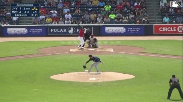Kyle Backhus In play, run(s) to Mikey Romero
