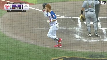 Jake Steels' solo home run