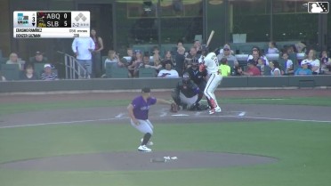 Denzer Guzman homers (12) on a line drive to left center field.