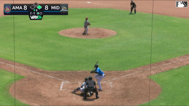 Clark Elliott doubles (2) on a ground ball to left fielder Junior Franco. Shane McGuire scores.