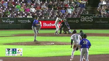Jacob Friend doubles (11) on a line drive to center fielder Asbel Gonzalez. Ryan McCrystal scores. Ty Doucette out at home on the throw, center fielder Asbel Gonzalez to shortstop Ben North to catcher Blake Mitchell.