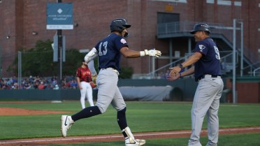 Gatewood and Hardman Go Yard as Patriots Outlast Sea Dogs in Win on Saturday