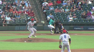 Yamal Encarnacion homers (3) on a fly ball to left field.