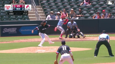Trey Paige reaches on a fielding error by first baseman Jaime Ferrer. Ryan Campos scores. Miguel Ugueto to 3rd.