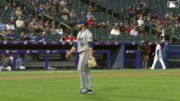 Alec Marsh's sixth strikeout