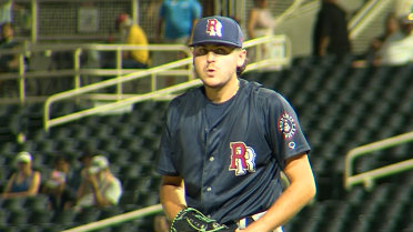 Gavin Collyer's first strikeout with Round Rock
